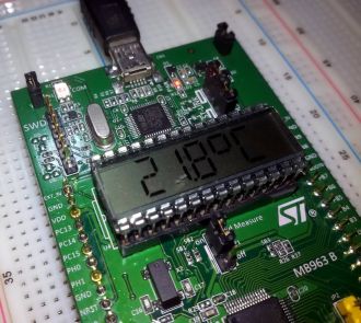 STM32L Internal Temperature Sensor Temperature Value