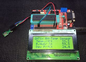 SHT10 Relative Humidity and Temperature Sensors Demo