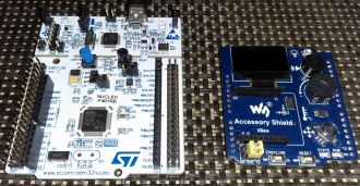 STM32F401RE Nucleo and Waveshare's Accessory Shield