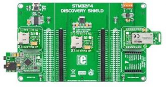 Discavery Shield with click boards