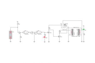 Vibra sense click board schematic