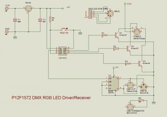 PIC12F572 LED Driver Schematic
