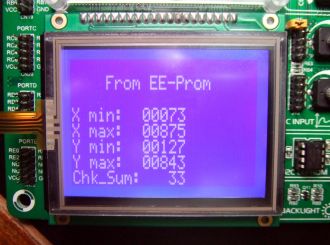 EEPROM data after a short delay.