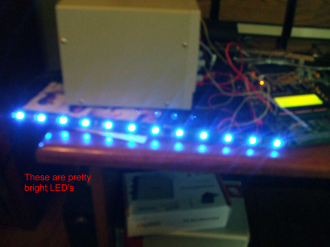 Displaying one color on all LED's