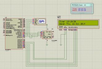 PCF2123 SPI based Real Time Clock