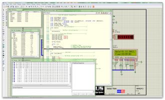 Interfacing with PIC16F887 using PCF8563 I2C Software.