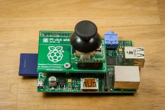 Raspberry Pi and Thumbstick Click Board