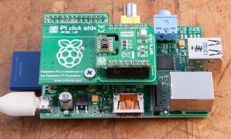 Raspberry Pi and SHT1x Click Board