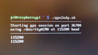 Running gps2udp